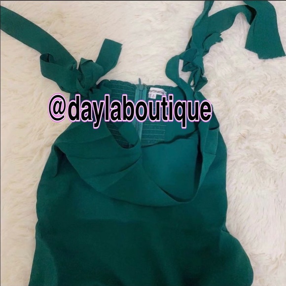 ❤️Reformation Twilight Dress Emerald - Picture 5 of 7